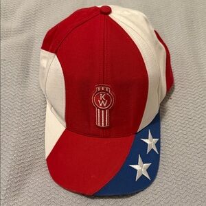Kenilworth trucking. Red, White, and Blue Cap with Stars